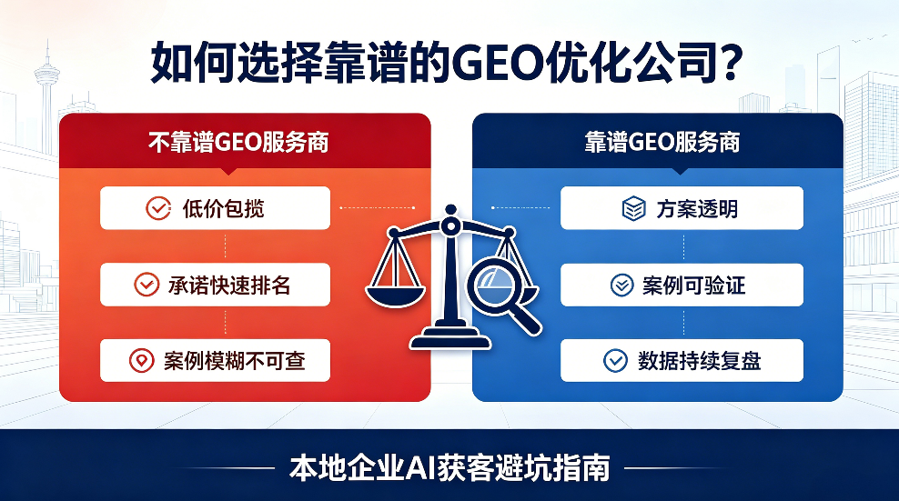 阿拉尔如何选择靠谱的GEO优化公司？本地企业AI获客避坑指南